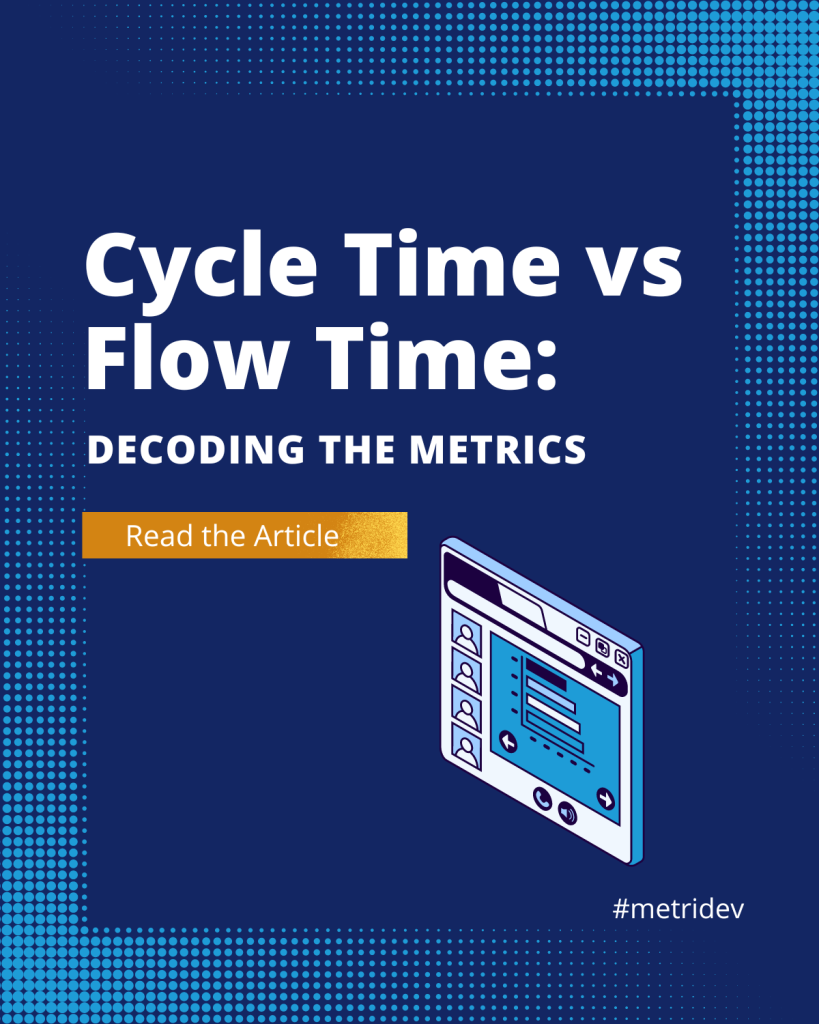 cycle time vs flow time