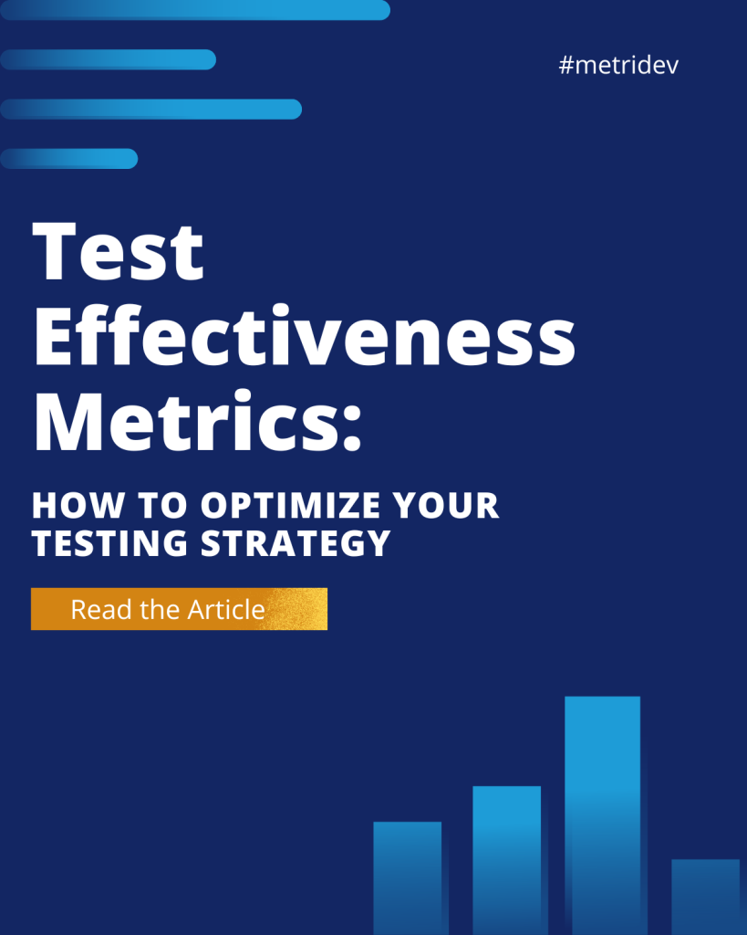 test effectivness metrics