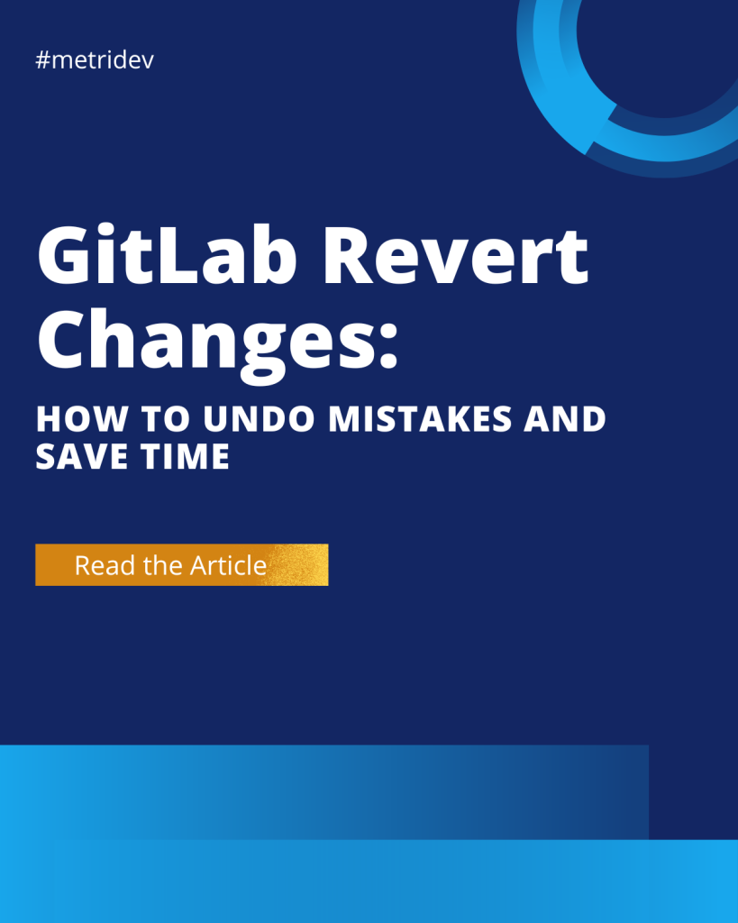 GitLab Revert Changes